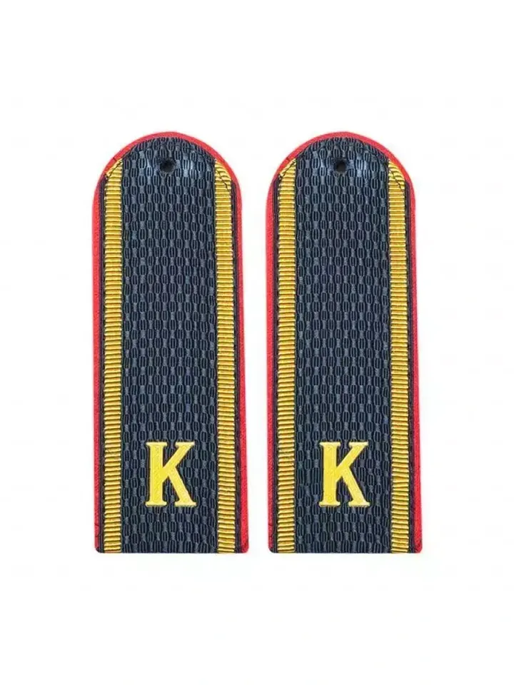 Погоны Полиция для курсантов с буквой К пластик