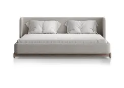 Кровать Basic спальное место 180*200 см (молочный, рогожка)