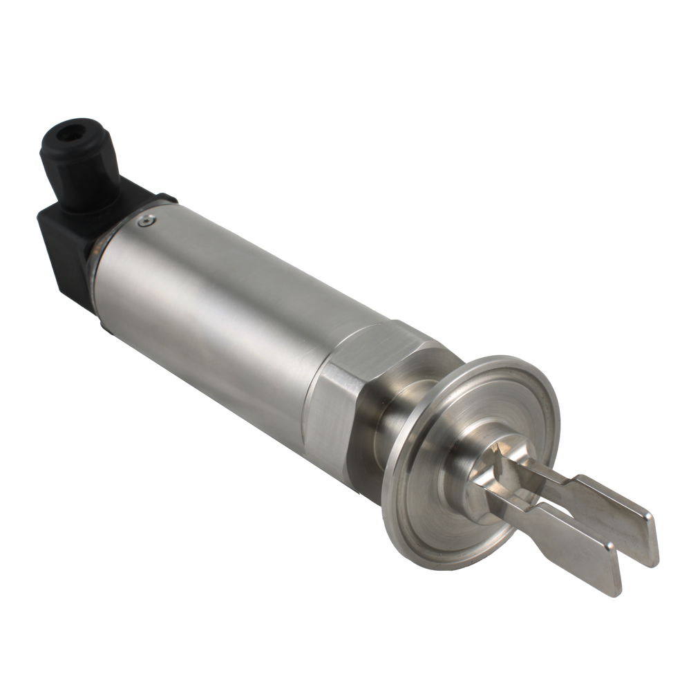 Вибрационный датчик уровня жидкостей INNOLEVEL, -40 +150°С, Pmax=40 bar, 12 - 55 VDC, IP65, соединение - Clamp DN40, удлинение 40 мм, нерж. сталь 316L, электрополировка зондов