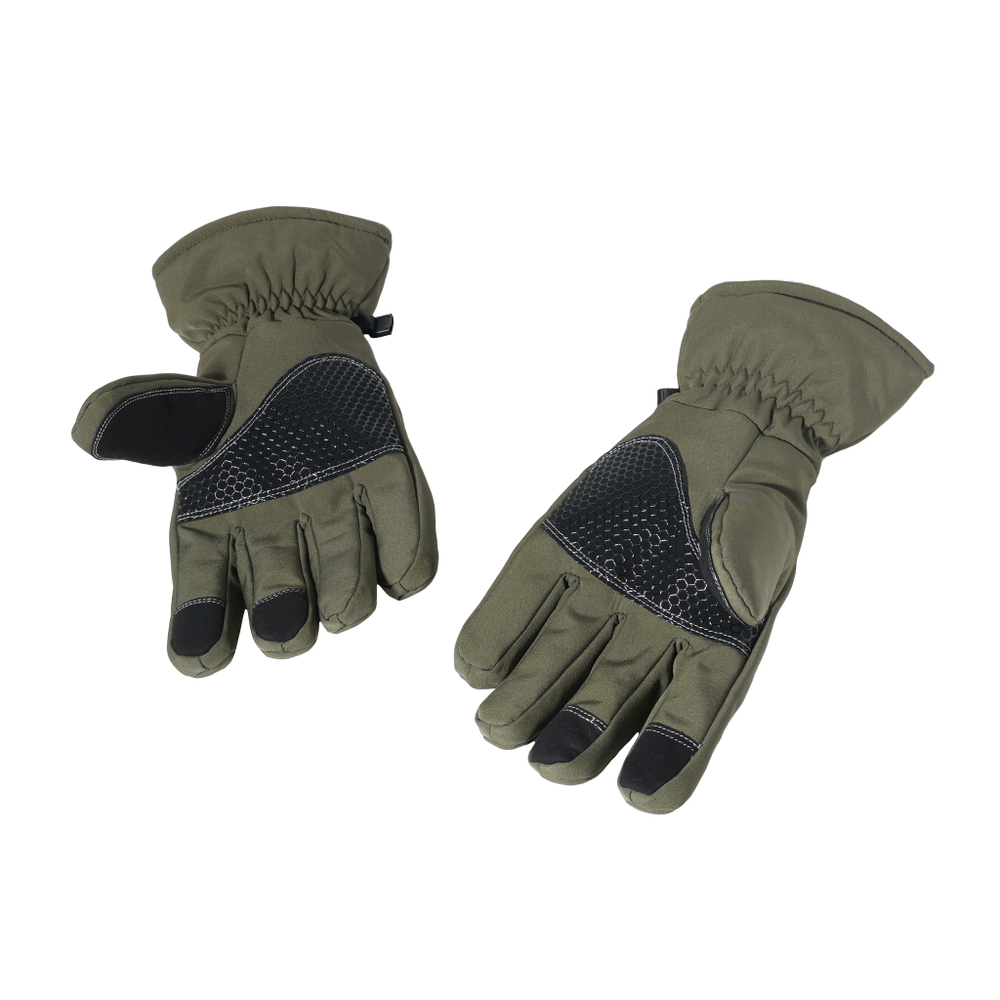 Тактичекие-зимние, защитные перчатки SoftShell на флисе