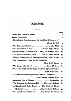The International Metaphysical League Proceedings of the Second Annual Convention Held at New York, N.Y., October 23-26, 1900 | International New Thought Alliance