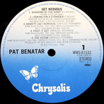 Pat Benatar / Get Nervous (LP)