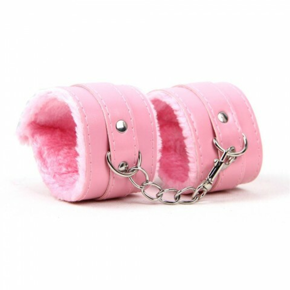 Наручники на меху SM Bondage Pink