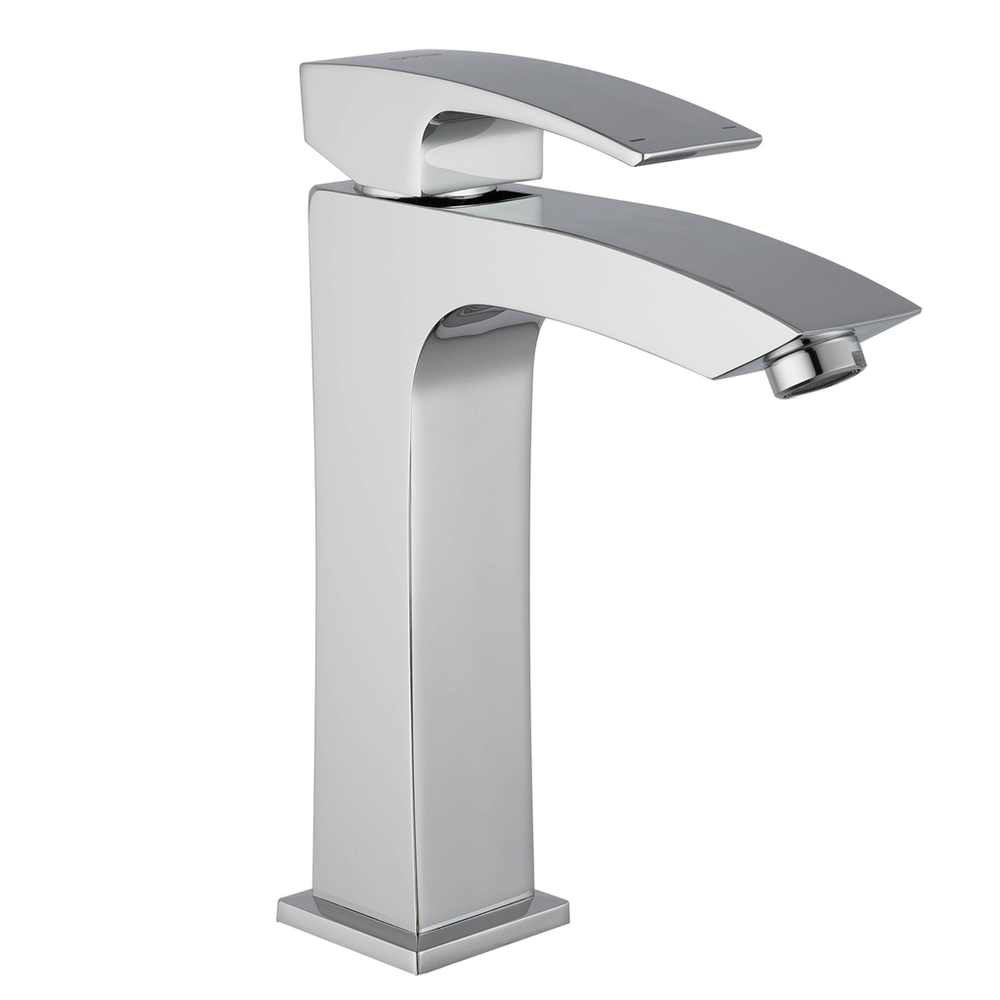 Смеситель для раковины 35к G1007-72 GAPPO высокий, литой, п/гайку, ХРОМ