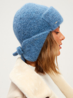 Шапка-ушанка MARITA из пряжи альпака