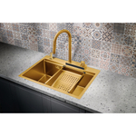 Мойка для кухни Milacio Denia 68 Steel MC.77418 золото