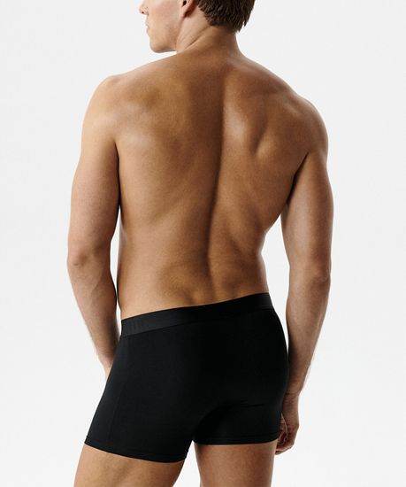 Трусы мужские боксеры (1 шт) Atlantic MH-1204, микромодал, черный