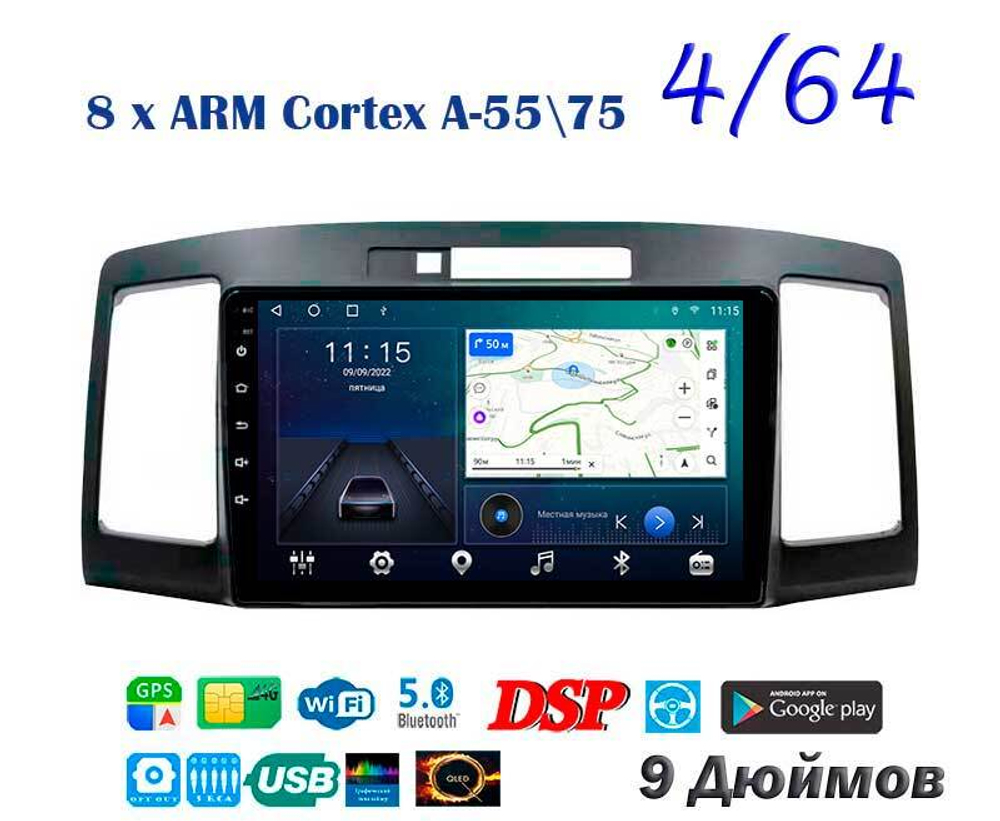 Topway TS10 4+32GB 8 ядер для Toyota Allion 2001-2007