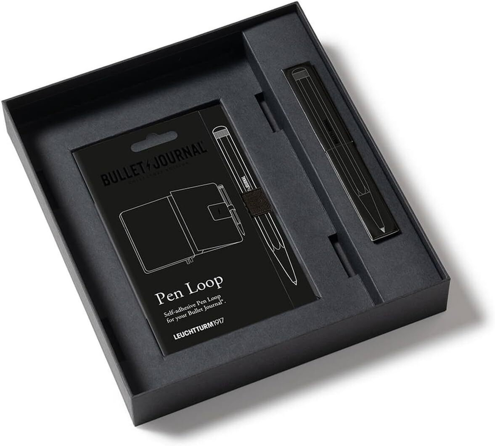 Набор подарочный Leuchtturm1917 Bullet Journal Collector's черный + ручка в подарочной коробке (369716)