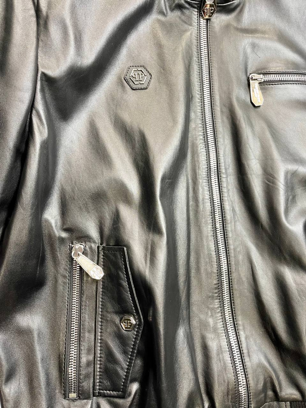 Кожаная куртка Philipp Plein
