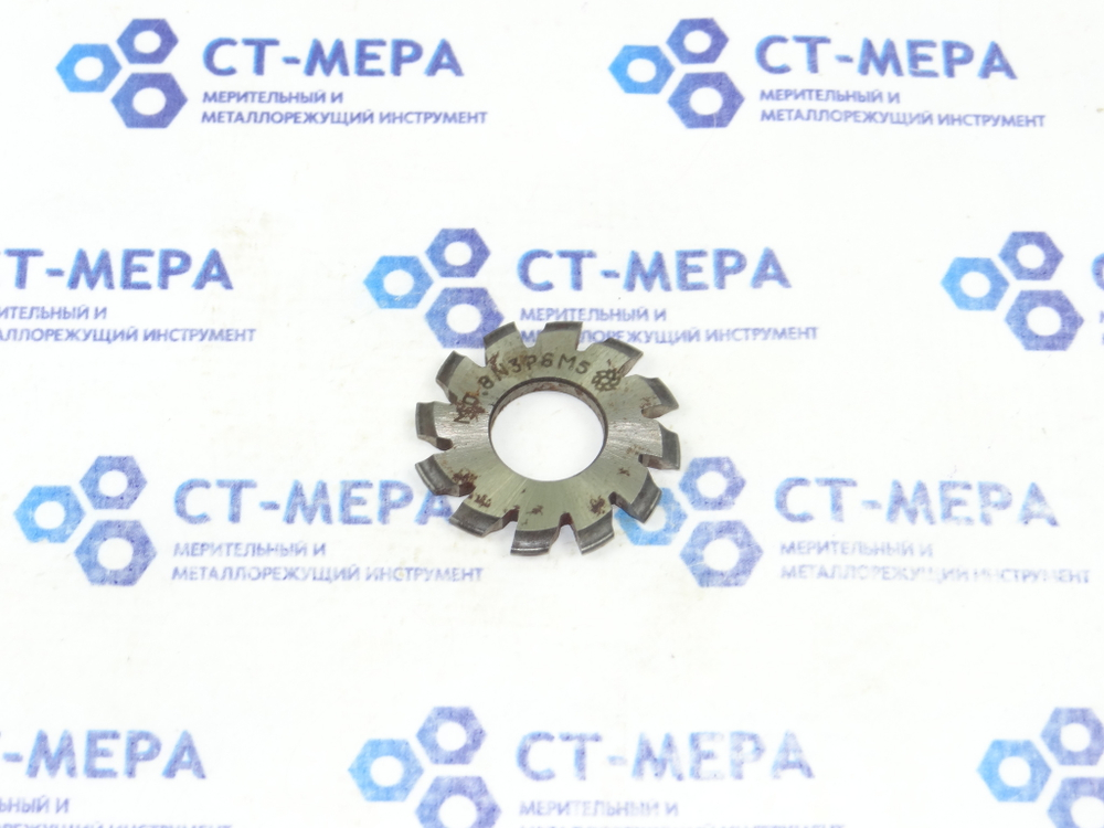 Фреза модульная М0.8 №3 Р6М5 z=12 dпос=13 D=32