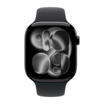 Умные часы Apple Watch Series 11 GPS, 46mm, Jet Black Aluminium Case with Black Sport Band, S/M