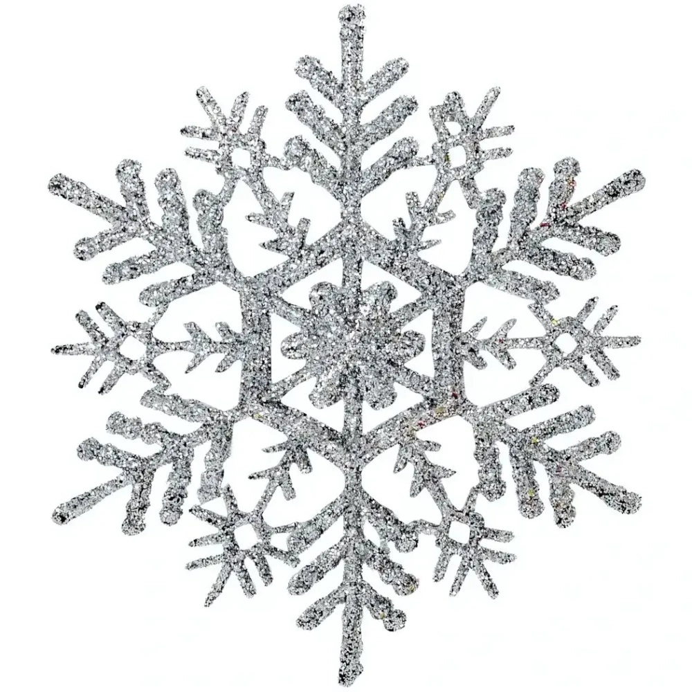 Ёлочное украшение Снежинки 3шт.10 см.