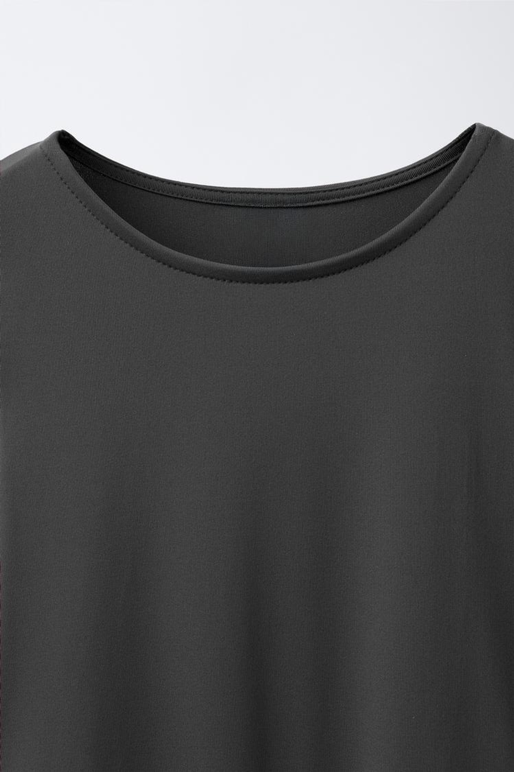 ZARA БОДИ ИЗ ПОЛИАМИДА, АНТРАЦИТОВО-СЕРЫЙ