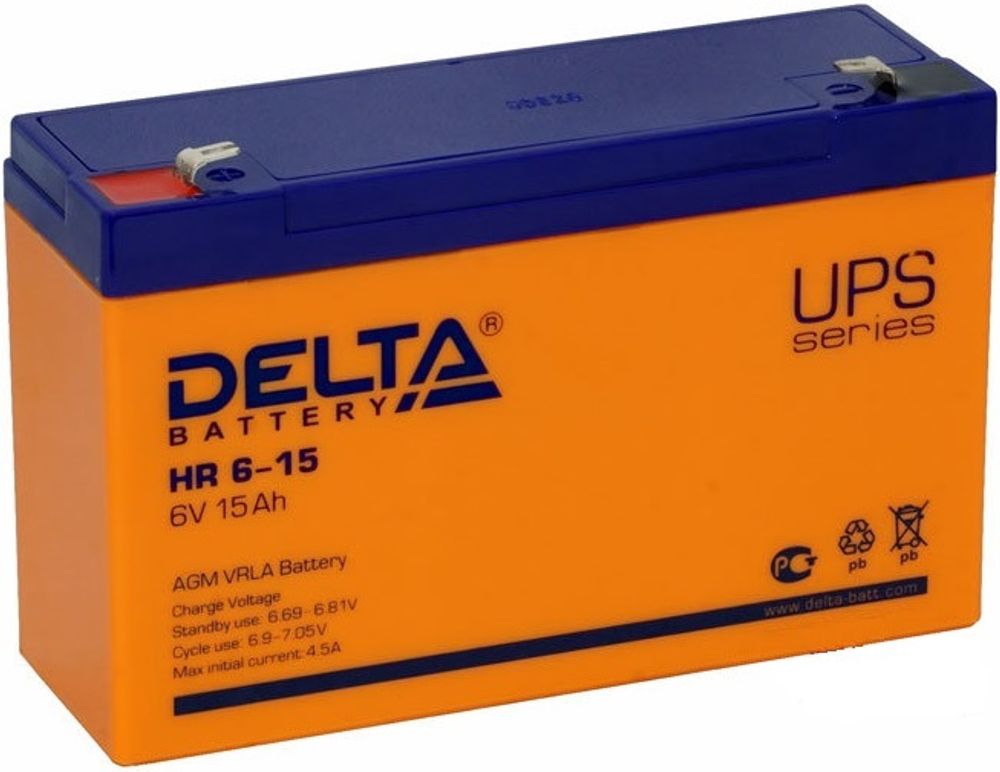 DELTA HR 6-15 аккумулятор
