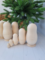 Заготовка матрешки 11см 5мест формовая