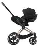 Коляска 3 в 1 Cybex Priam IV Rosegold и автокресло Cloud G i-Size Moon Black Plus Mirage Grey