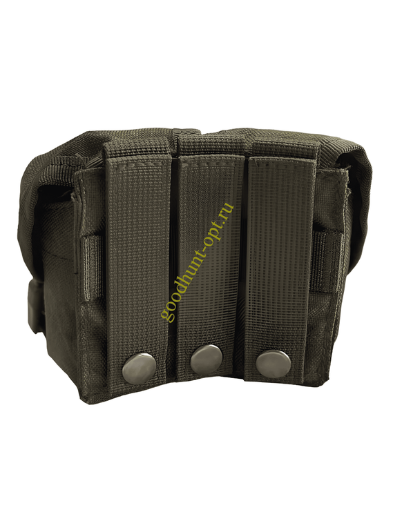 Тактическая военная двойная подсумка под гранаты Мох