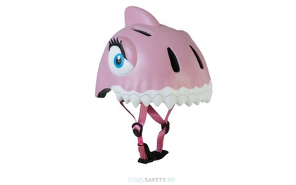 Шлем Pink Shark 2017 New (розовая акула) Crazy Safety