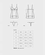 Белая сорочка с кружевом Bisquella Chemise LXL (46-48) (Цвет: белый, бежевый)