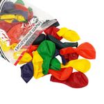 Ассорти Кристалл Цветной / Assorted, латексный шар 50шт.