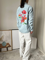 Джинсовая рубашка Zara, s