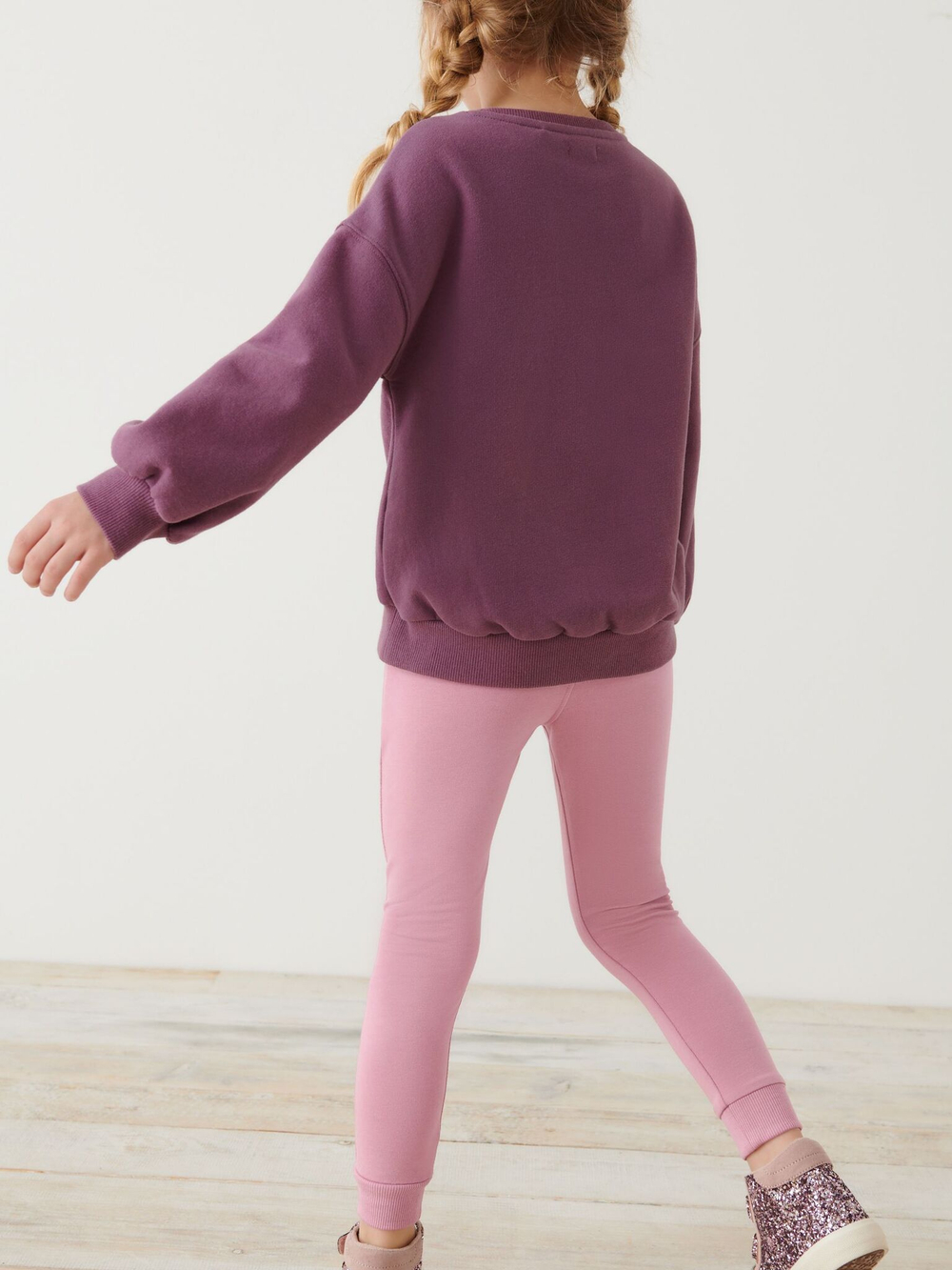 Джоггеры для девочки Next A83-345, Розовый