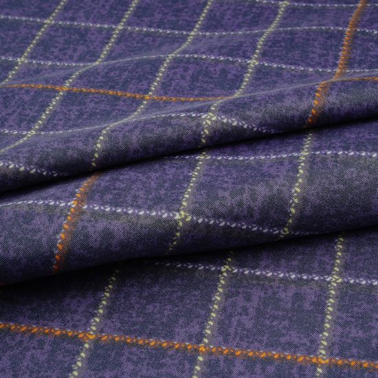 Простыня на резинке Беатрис фиолетовый 140x200х30 , полисатин DOMTEKC