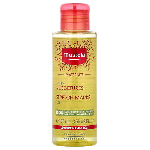 Mustela, масло от растяжек, без отдушек, 105 мл (3,55 жидк. унции)