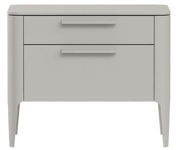 Тумба прикроватная Type 2 ящика ширина 60 см (серо-бежевый)