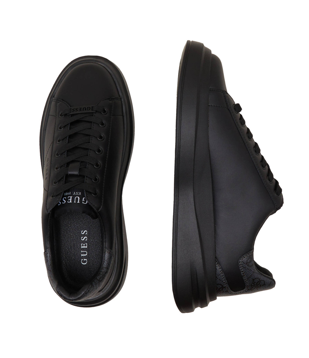 Кожаные кроссовки elba Guess - черный(FMPVIB LEA12)