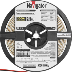 СД Лента Navigator 71 411 NLS-3528WW120-9.6-IP65-12V R5