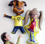 G Шар фигура Барбоскины Дружок 44"/111см (БГ-45)