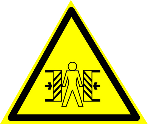 W23 "Внимание. Опасность зажима"