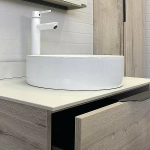 Тумба с раковиной Comforty Порто 00-00009321 75 дуб дымчатый