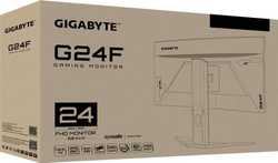 Монитор Gigabyte G24F 23.8", IPS, 1920x1080 (Full HD), 2 мс, 165 Гц, AMD FreeSync Premium, 300 кд/м2, 178°/178°, 2xHDMI, DisplayPort, чёрный