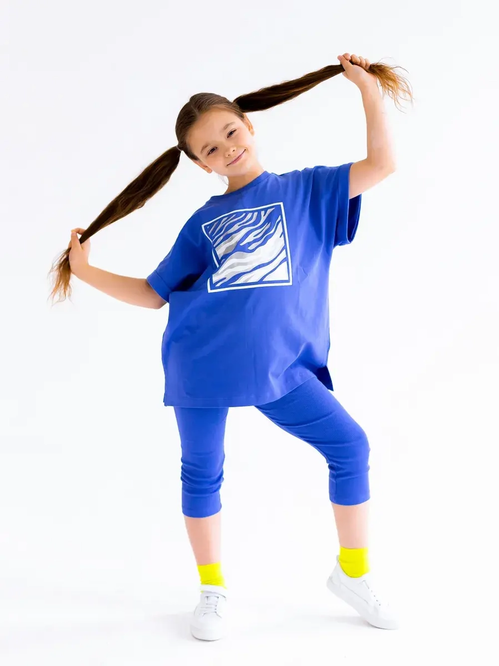 Костюм в садик для девочки футболка и бриджи