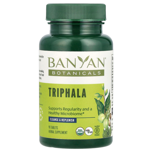 Banyan Botanicals, трифала, 90 таблеток