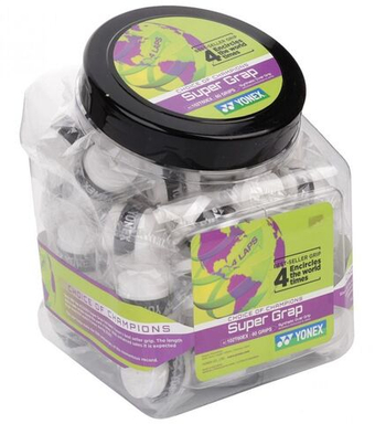 Теннисные намотки Yonex Super Grap (60P) - белый