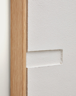 Sefri Картина с геометрическими фигурами белого цвета