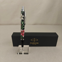 Ручка шариковая "Лилии" с ручной росписью