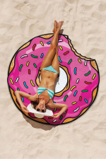 Покрывало пляжное strawberry donut