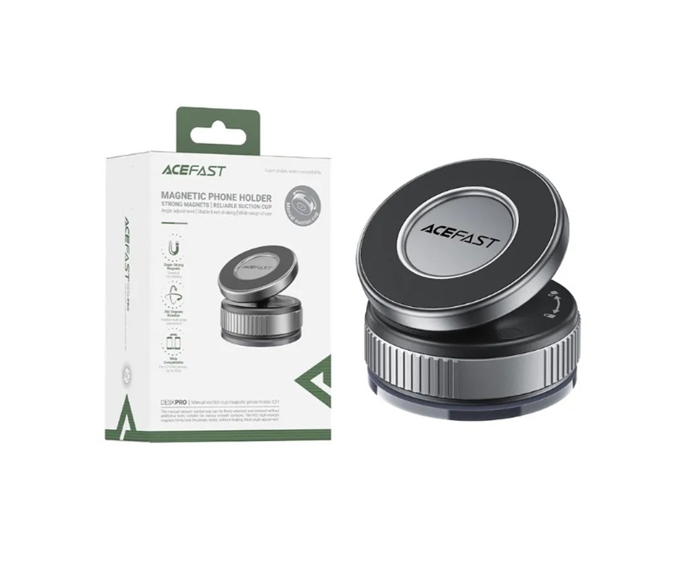 Автомобильный держатель для телефона ACEFAST E27 Magnetic (серый)