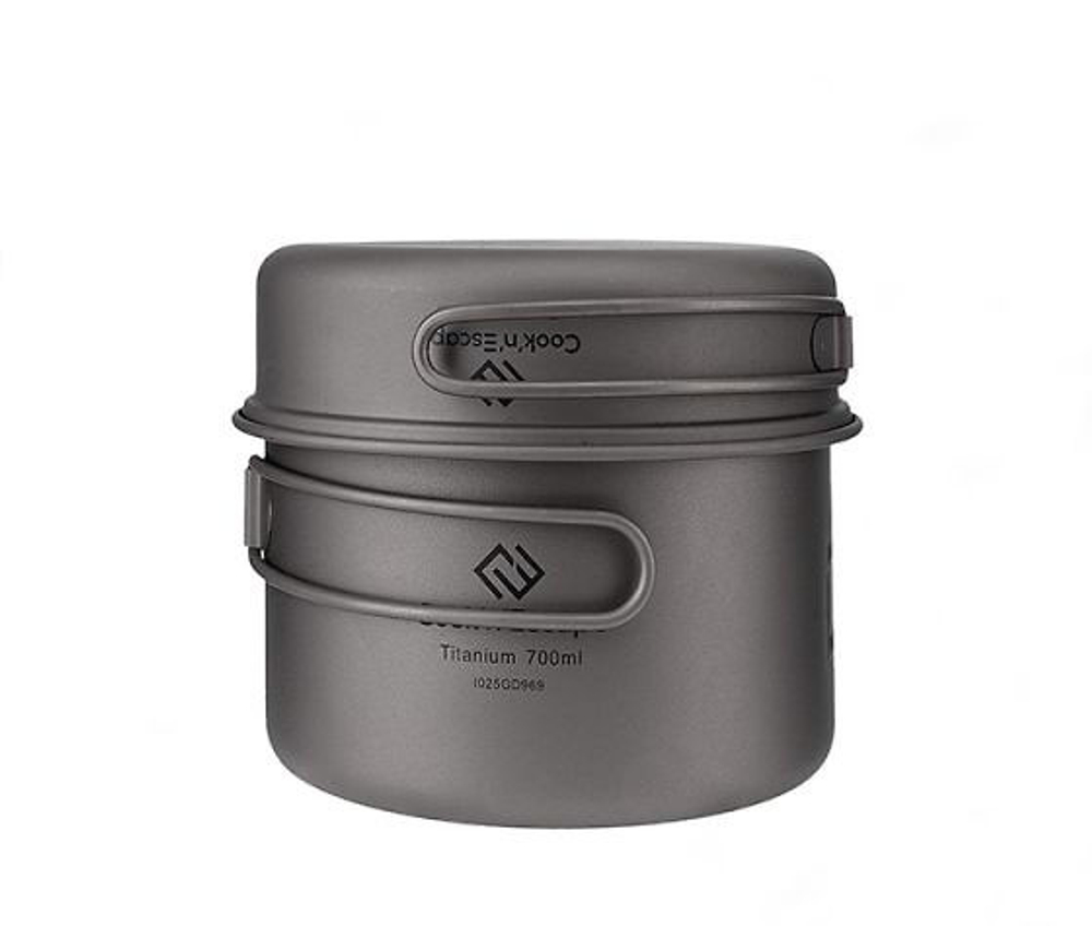 Титановый набор посуды Cook'n'Escape CA2112 Titanium Pot with pan