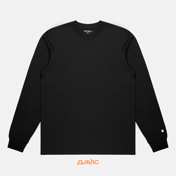 Лонгслив мужской Carhartt WIP Base артикул:I026265_black Лонгслив мужской Carhartt WIP Base артикул:I026265_black - купить в магазине Дайс