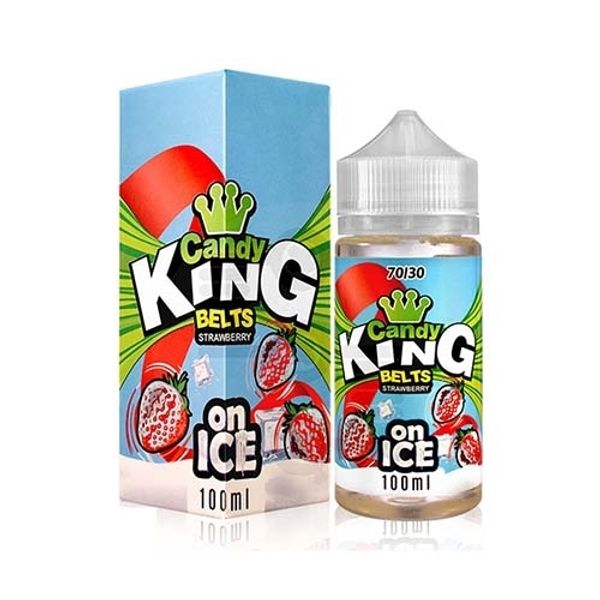 Купить Жидкость CANDY KING - Strawberry Belts on Ice 100ml (Original)