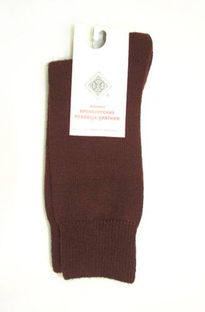 Теплые шерстяные носки  Н008-13 коричневый (29)