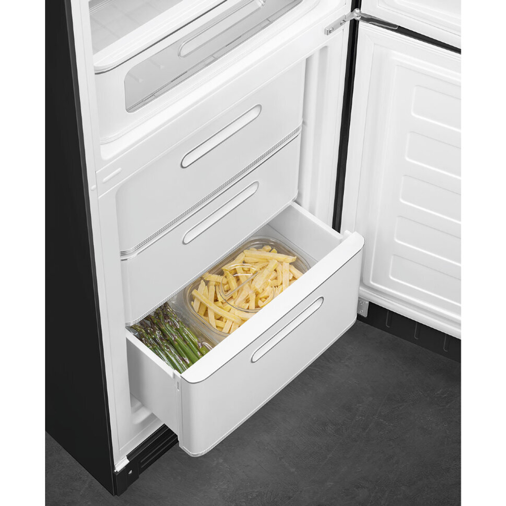 Отдельностоящий двухдверный холодильник Smeg FAB32RBL5