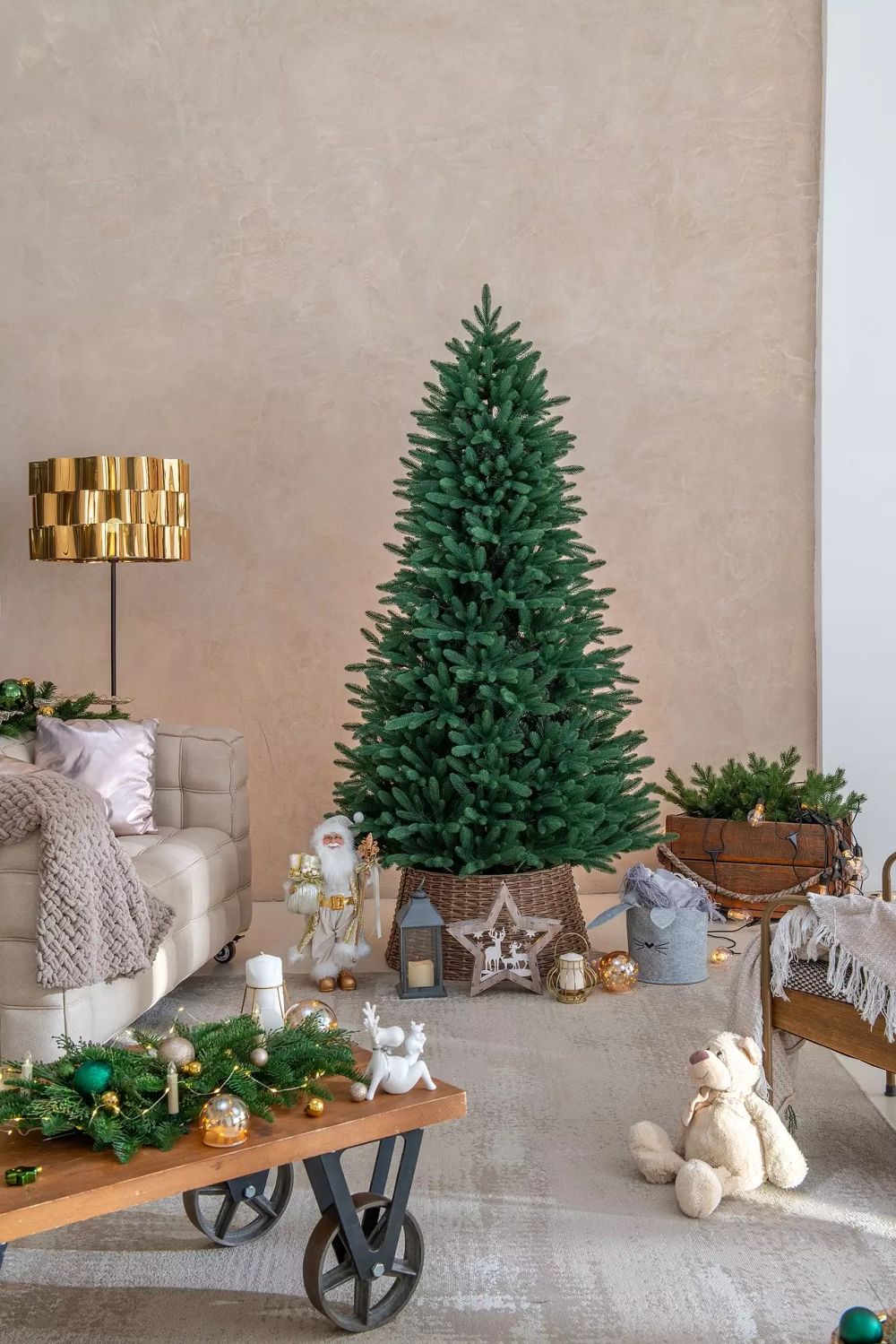 Ель голубая «Французская» (Литая+пвх) от 1,5 м до 2,4 м