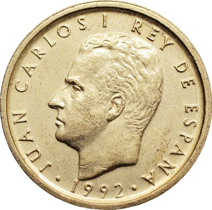 100 песет 1992 Испания XF